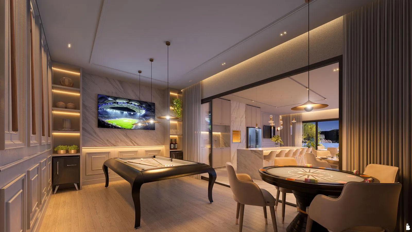 Sala de jogos do Algarve Residence