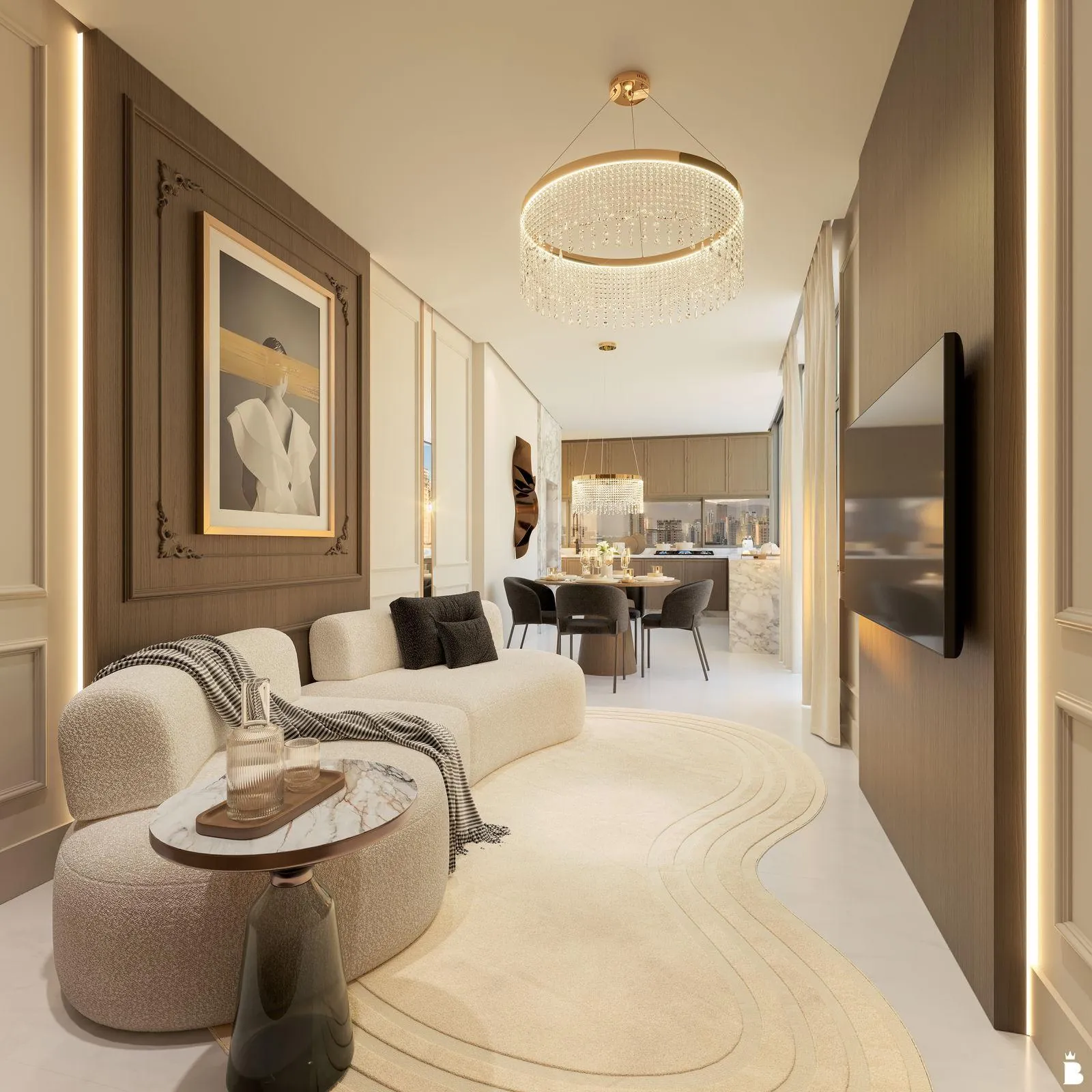 Living integrado do Algarve Residence
